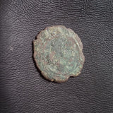 #o966# Spanish Medieval denier coin of Philip V from 1710 AD