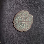 #o966# Spanish Medieval denier coin of Philip V from 1710 AD