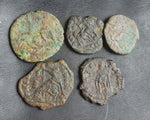 Ex-dealers lot of 10 Ancient bronze Roman coins of Constantius II from 347-361 AD