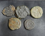 Ex-dealers lot of 10 Ancient bronze Roman coins of Constantius II from 337-361 AD