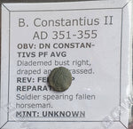 #n704# Roman barbarous issue bronze coin issued by Constantius II from 351-355 AD