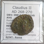 #K065# Roman Antoninianus coin of Claudius II from 268-270 AD