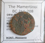 #o934# Anonymous Sicilian Greek coin from Messana (The Mamertinoi), 211-208 BC