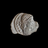 #P085# Roman Bronze coin issued by Constans from 346-348 AD