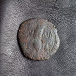 #P058# Roman-Judaea, bronze coin of procurator Porcius Festus, 58-62 AD