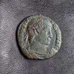 #P012# Roman Bronze coin issued by Constantine II from 330-335 AD