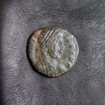 #P096# Roman Bronze coin issued by Valens from 364-375 AD