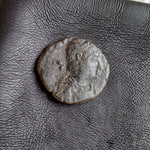 #P086# Roman Bronze coin issued by Arcadius from 395-401 AD