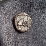 #L438# Silver Anonymous Greek city issue obol coin from Kebren, 500-400 BC