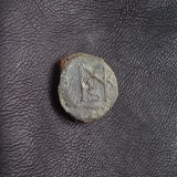 #P041# Small Roman Bronze Ae4 coin issued by Marcian from 450-457 AD