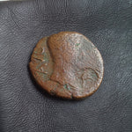 #i295# Roman provincial bronze coin of Augustus from BC 27-14 AD (Philippi)