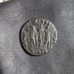 #o972# Roman Bronze coin issued by Constantine II from 337-348 AD