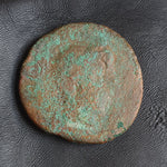 #o876# Large Iberian Greek City Issue Bronze Coin of Castulo from 180-25 BC