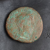 #o876# Large Iberian Greek City Issue Bronze Coin of Castulo from 180-25 BC