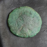 #N672# Large Iberian Greek City Issue Bronze Coin of Castulo from 180-25 BC