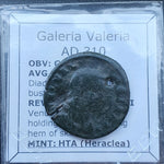 #p102# Roman Follis coin of Galeria Valeria from 310 AD