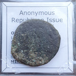 #N978# Anonymous Roman Republican Æ AS coin from 157-156 BC