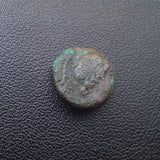 #f588# Greek bronze ae10 coin from Seleucid King Antiochus III, 222-187 BC