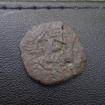 #p173# Spanish copper 4 Cornados coin of Philip III from 1608-1621 AD