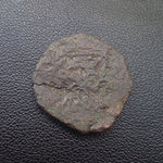 #p173# Spanish copper 4 Cornados coin of Philip III from 1608-1621 AD