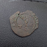 #p085# Spanish copper blanca coin of Ferdinand V from 1474-1504 AD