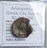 #N906# Anonymous Sicilian Greek coin from Kalakte, 405-390 BC