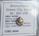 #M419# Anonymous Greek City Issue silver coin from Selge, 300-190 BC