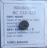 #P189# Greek Cyprus coin of King Nikokreon, 332-323 BC