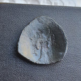 #M335# Byzantine Trachy coin of Isaac II from 1185-1195 AD (Constantinople)