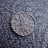 #N850# Spanish Medieval 2 maravedis coin of Philip III from 1619 AD