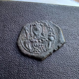 #M156# Byzantine Half Tetarteron coin of John II from 1117-1143 AD