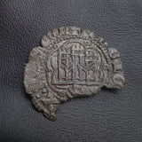 #P162# Spanish Blanca coin of Henry IV from 1454-1474 AD