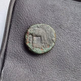 #P212# Greek bronze coin from Seleucid King Antiochus III, 222-187 BC