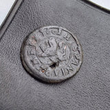 #P206# Spanish Medieval 2 maravedis coin of Philip III from 1603 AD