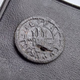 #P206# Spanish Medieval 2 maravedis coin of Philip III from 1603 AD