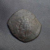 #P204# Byzantine Trachy coin from Latin Occupation of Constantinople 1204-1261