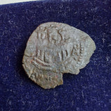 #p149# Spanish Medieval 2 maravedis coin of Philip II from 1580-1591 AD