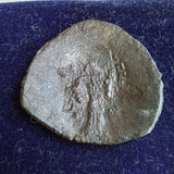 #M335# Byzantine Trachy coin of Isaac II from 1185-1195 AD (Constantinople)