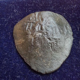 #M335# Byzantine Trachy coin of Isaac II from 1185-1195 AD (Constantinople)