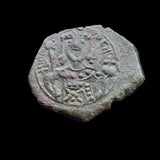#M156# Byzantine Half Tetarteron coin of John II from 1117-1143 AD