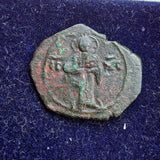 #M156# Byzantine Half Tetarteron coin of John II from 1117-1143 AD