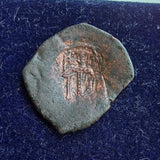 #P204# Byzantine Trachy coin from Latin Occupation of Constantinople 1204-1261