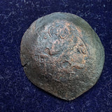 #L949# Byzantine Trachy coin of Manuel I from 1143-1180 AD (Constantinople)