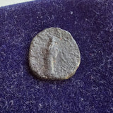 #P118# Greek Ptolemaic bronze coin of King Ptolemy III from 246-222 BC