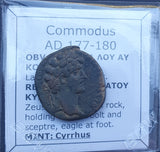 #p273# Roman provincial bronze coin of Commodus, 177-180 AD (Cyrrhus)