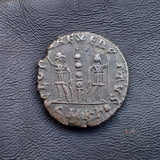 #P240# Roman Bronze coin issued by Constans from 346-348 AD