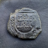 #P270# Spanish Medieval 8 maravedis coin of Philip IV from 1621-1626 AD