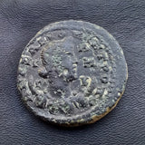 #p268# Roman bronze provincial coin of Valerian I, minted in 253-254 AD