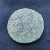 #p260# Roman provincial bronze coin from Celsa (Augustus) BC 27-14 AD