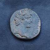 #p273# Roman provincial bronze coin of Commodus, 177-180 AD (Cyrrhus)